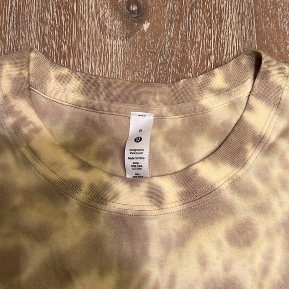 lululemon All Yours Tank *Tie Dye Size 8 - Picture 6 of 10